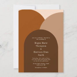 Dunkle Arches Einladung zur Hochzeit