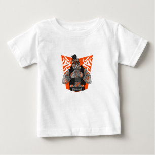 dunkle ästhetische gothische Kunst-Tattoo-Style-St Baby T-shirt