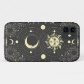 Dunkle ästhetische Tarot Sun Moon Wolken Case-Mate iPhone Hülle (Rückseite (Horizontal))