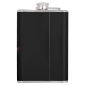 Dunkle Augen Flachmann (Rückseite)