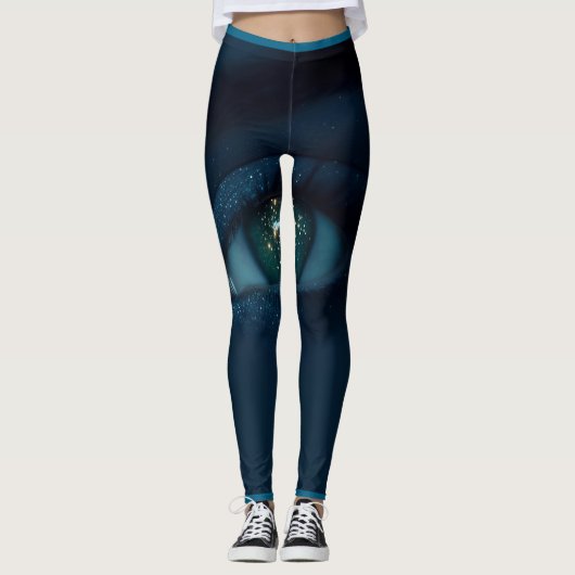 Dunkle Augen Leggings (Vorderseite)