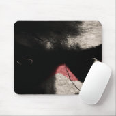 Dunkle Augen Mousepad (Mit Mouse)