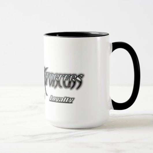 Dunkle Authoritäts-Tasse Tasse (Rechts)
