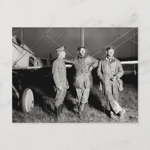 Dunkle Aviatoren, 1919 Postkarte