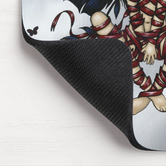 "Dunkle Band-Fee" Mousepad (Ecke)