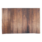 Dunkle Barn Wood Kissenbezug (Vorderseite-Rechts)