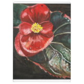 Dunkle Begonia in Wasserfarbe Klemmbrett (Rückseite)