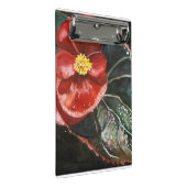 Dunkle Begonia in Wasserfarbe Mini Klemmbrett (Schrägansicht)