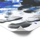 Dunkle Bestie über dem Meer Poster (Ecke)