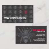 Dunkle Bienen Bizcard Visitenkarte (Vorne/Hinten)