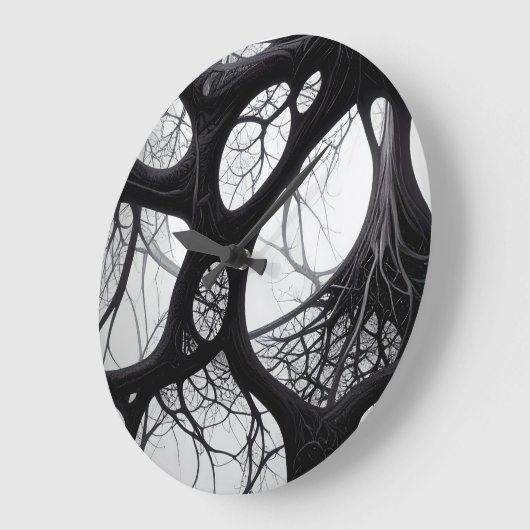 Dunkle, Bio, komplizierte Wall-Uhr Große Wanduhr (Winkel)