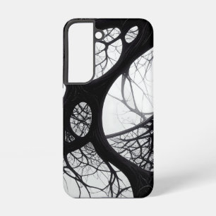 Dunkle Bio Roots Abstraktes Musterbeispiel Samsung Galaxy Hülle