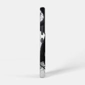 Dunkle Bio Roots Abstraktes Musterbeispiel Samsung Galaxy Hülle (Rechte Seite)