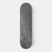 Dunkle Birkenbaum-Silhouetten 1 Skateboard (Vorderseite)