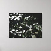 Dunkle Blätter Leinwanddruck (Vorderseite)