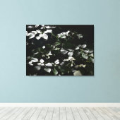 Dunkle Blätter Leinwanddruck (Insitu (Holzboden))