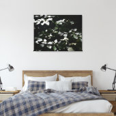 Dunkle Blätter Leinwanddruck (Insitu (Schlafzimmer))