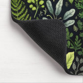 Dunkle Blätter Mousepad (Ecke)