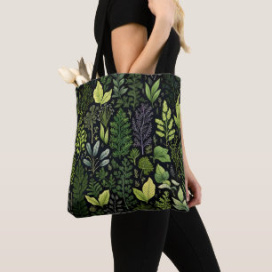 Dunkle Blätter Tasche