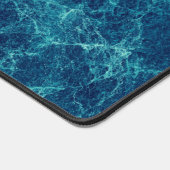Dunkle blaue Marmortextur Schreibtischunterlage (Ecke)