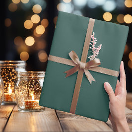 Dunkle blaue Tanne - Umhüllungspapier Geschenkpapier