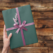 Dunkle blaue Tanne - Umhüllungspapier Geschenkpapier