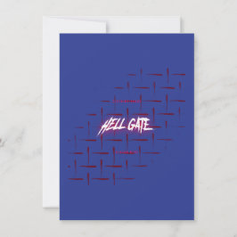 Dunkle Blaue Tapete | Elegantes Minimalistisches D Dankeskarte