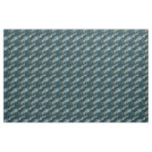 Dunkle blaue und goldene Marmor Stoff (Yard (91,4 cm))