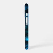 Dunkle blaue Welle iPhone 16 Hülle (Linke Seite)