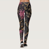 dunkle Blume Leggings (Rückseite)