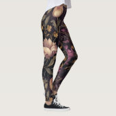 dunkle Blume Leggings (Rechts)