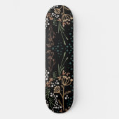Dunkle Blume Skateboard (Vorderseite)