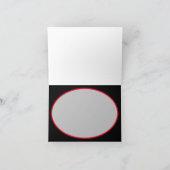 Dunkle Blume Valentine Karte (Innenseite)