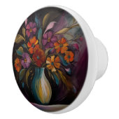Dunkle Blume Vase Keramikknauf (Rechts)