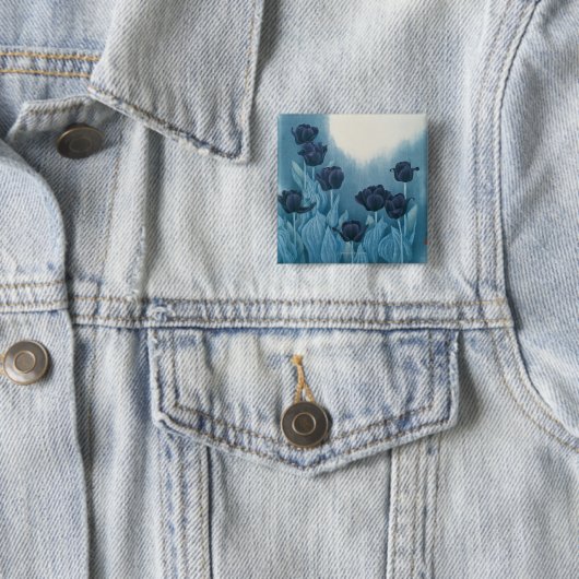 Dunkle Blumen Button (Beispiel)