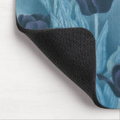 Dunkle Blumen Mousepad (Ecke)