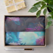 Dunkle Blumenschüssel Seidenpapier (Geschenk)