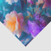 Dunkle Blumenschüssel Seidenpapier (Ausschnitt)