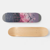 Dunkle Blüte Skateboard (Horizontal)