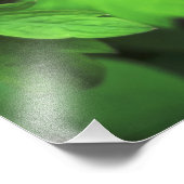 Dunkle Blutung Herz-Blume Fotodruck (Ecke)