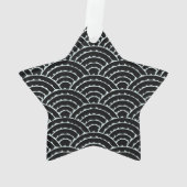 Dunkle Bögen Akrylverzierung Ornament (Rückseite)