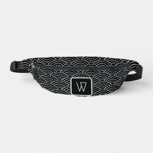 Dunkle Bögen Bauchtasche (Vorderseite)