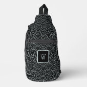 Dunkle Bögen Crossbody Bag (Vorderseite)