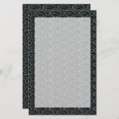 Dunkle Bögen - Geschirr Briefpapier (Vorne/Hinten)