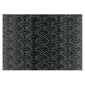 Dunkle Bögen Glasschneidebrett Schneidebrett (Vorderseite)