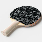 Dunkle Bögen Ping Pong Paddle Tischtennis Schläger (Vorderseite)