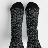 Dunkle Bögen Socken (Oben)