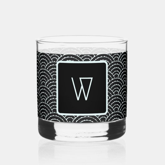 Dunkle Bögen Whiskyglas (Vorderseite)