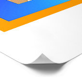 Dunkle Brillen und ein Spiegel tragen Poster (Ecke)