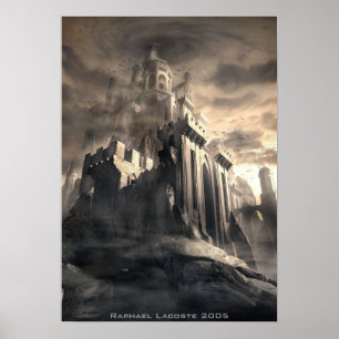 Dunkle Burg Poster